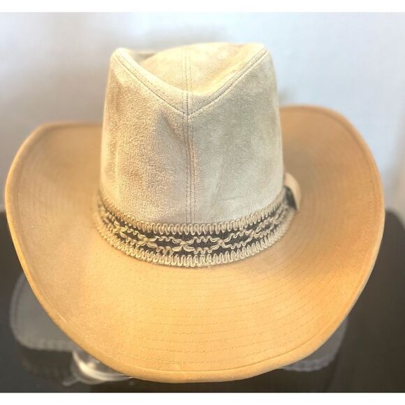 Vintage Resistol Hat Self-Conforming Ranchman Western Hat Tan Men’s Size 7 1/2” - Picture 1 of 8